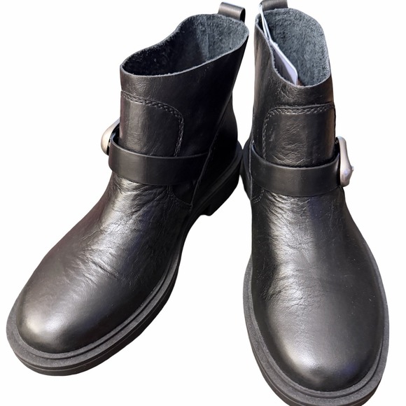 NEW Aerosoles Women's Leather Gill Ankle Boot Black Size 9M - Picture 9 of 13